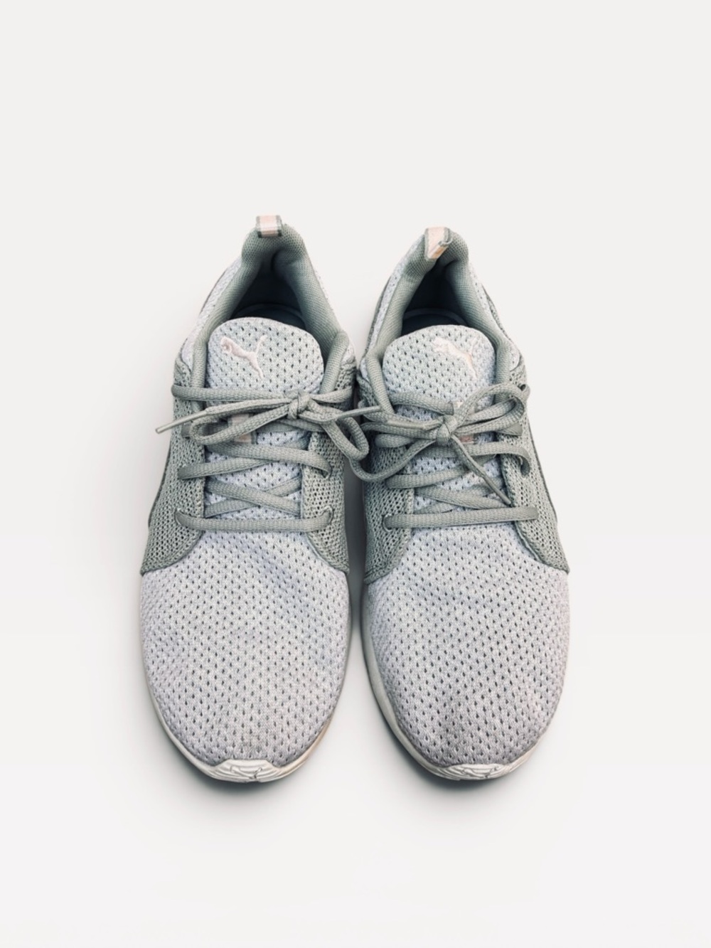 Puma Carson Runner Knit Sneakers Shoes Lightweight Running Shoes Grey size 9.5 - Picture 8 of 15